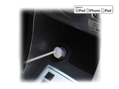Premium Rapid Vehicle Charger for ipod