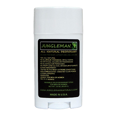 10 jungle man All natural deodorant