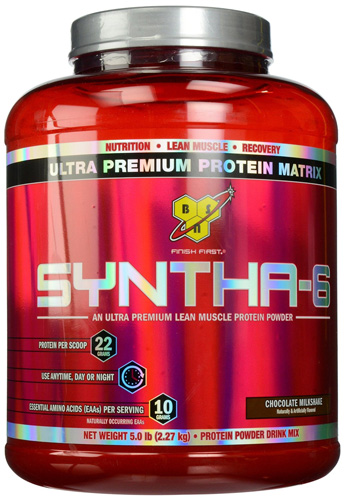 BSN-SYNTHA-6-Protein-Powder---Chocolate-Milkshake,-5.0-lb-(48-Servings)