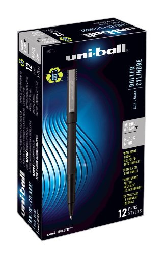 3. Uni-ball Stick Micro Point Roller Ball Pens