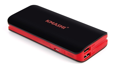 8. KMASHI 10000mAh MP816 Dual USB Portable External Extended Battery