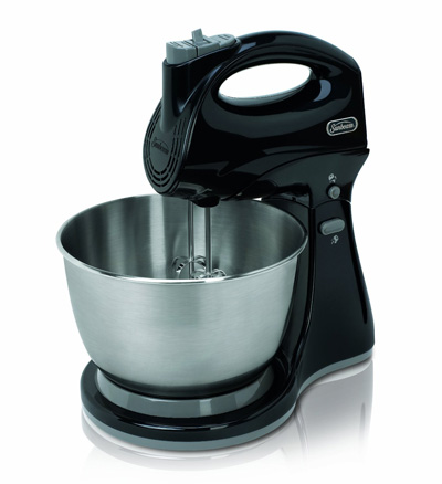 10. Sunbeam FPSBHS0302 250-Watt 5-Speed Stand Mixer, Black