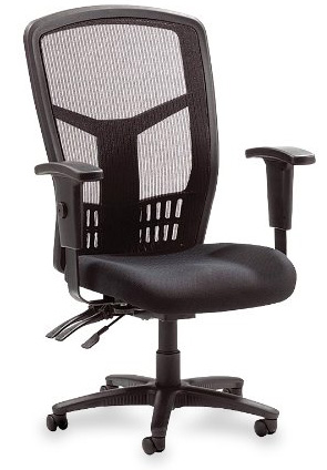 8. Lorell Executive High-Back Chair, Mesh Fabric, 28-1/2