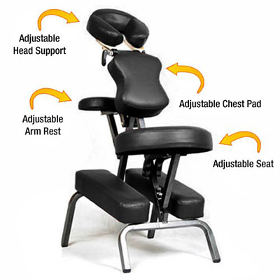 6. Ataraxia Deluxe Portable Folding Massage Chair