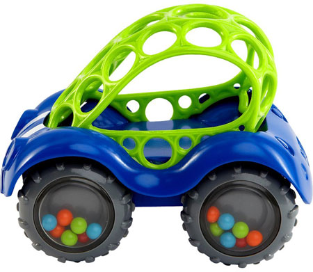 1. O Ball Rattle and Roll Car Assorted Colors & Styles, Top 15 Best Car Toys For Toddlers