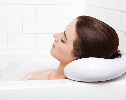 6.Bath Pillow - Luxury Spa Bath Pillow with Heavy Duty Suction Cups