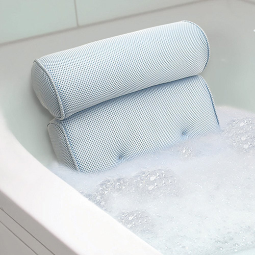 8.Home Spa Bath Pillow - Supportive Comfort For Neck And Back While In The Tub