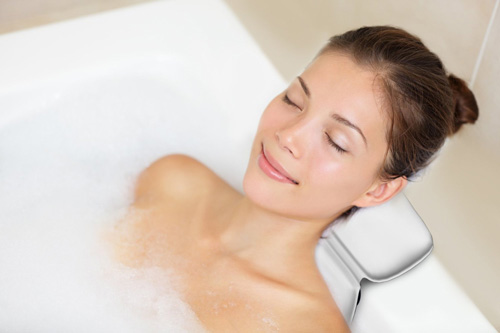 5.Luxury SPA Bath Pillow - Waterproof and Slip-proof