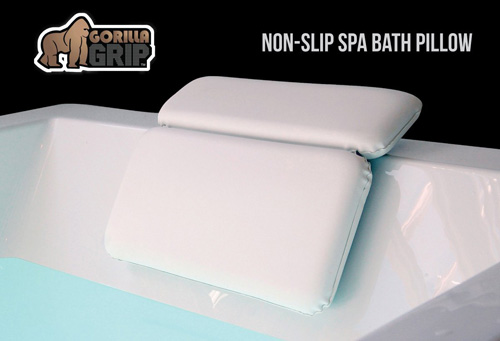 1.The Original GORILLA GRIP (TM) Non-Slip Spa Bath Pillow Featuring Powerful Gripping Technology, Top 20 Most Popular Bath Pillows