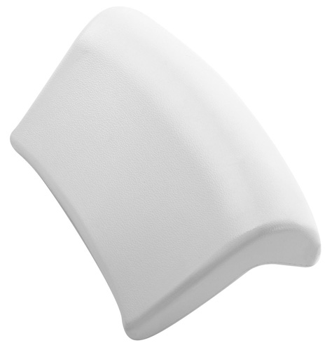 18.Accmart Bath Pillow Unique Shape Smooth for Bathroom Hotel White