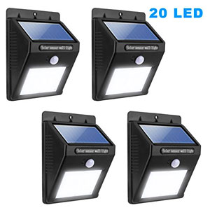 7. Miserwe Solar Led Lights 4 Pack