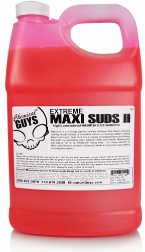 #8. Chemical Guys CWS101 Maxi-Suds II Super Suds Car Wash Soap and Shampoo
