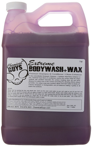 #7. Chemical Guys CWS107 Extreme Body Wash and Synthetic Wax Car Wash Shampoo