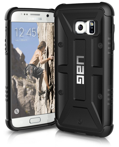 #10. UAG Samsung Galaxy S7 Feather-light Composite [BLACK] Military Drop Tested Phone Case