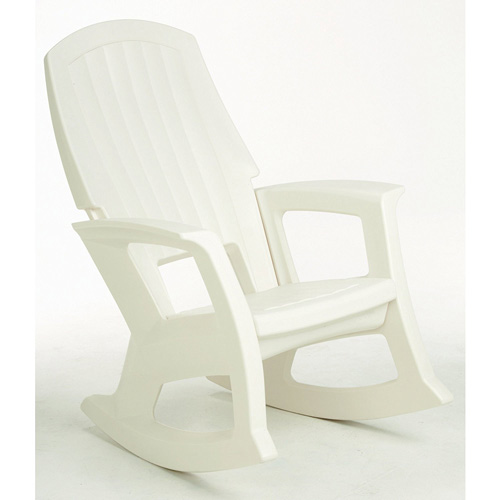 10. White Outdoor Rocking Chair