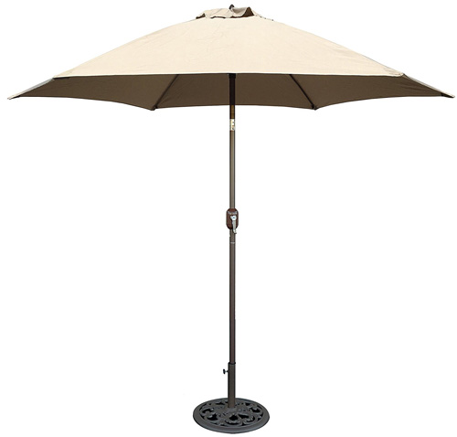 2. TropiShade 9 ft Bronze Aluminum Market Umbrella