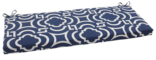 5. Pillow Perfect Indoor/Outdoor Carmody Bench Cushion, Navy