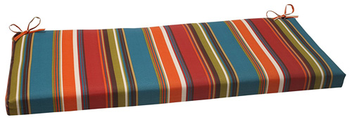 2. Pillow Perfect Indoor/Outdoor Westport Bench Cushion, Teal