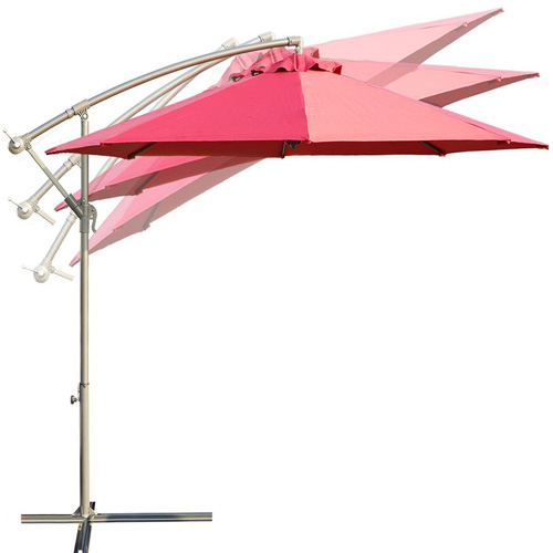 7. Balichun 10 feet offset cantilever hanging patio umbrella 