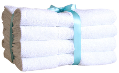 6. Ariv Collection Premium Bamboo Cotton Bath Towels, ivory cream