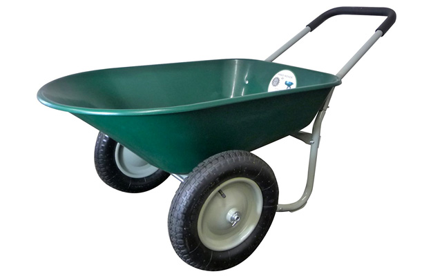 3. Marathon dual wheel residential yard rover wheelbarrow and yard cart.