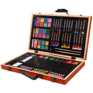 4. Darice 80-Piece Deluxe Art Set