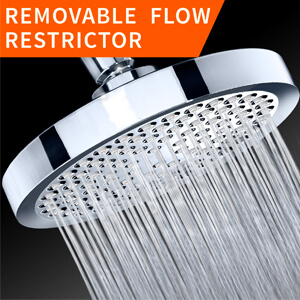 1 SomovWorld Shower Head - Rainfall High Pressure 6”