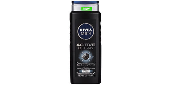 10. NIVEA Men Active Clean Body Wash